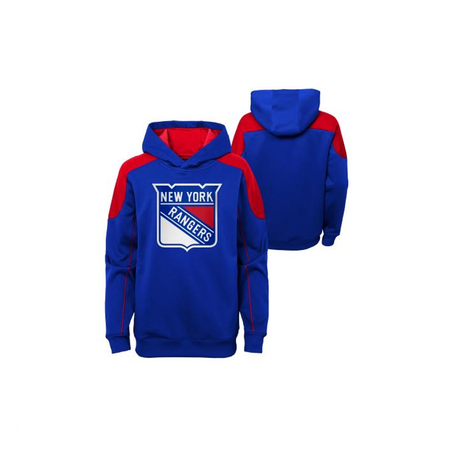 NHL ROCKED PERF PO HOODIE NEW YORK RANGERS DETSKÁ MIKINA